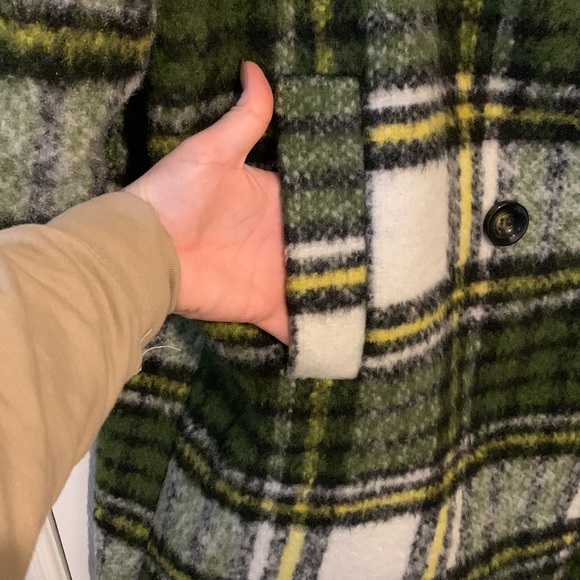BNWT XL ASOS Long Fuzzy Shacket - Picture 3 of 9